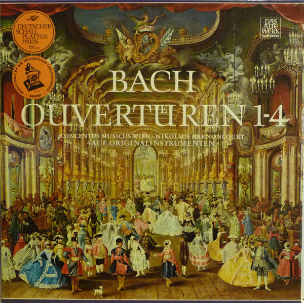 Johann Sebastian Bach, Concentus Musicus Wien · Nikolaus Harnoncourt - Ouvertüren 1-4 (Auf Originalinstrumenten) (Box Tweedehands) - Discords.nl