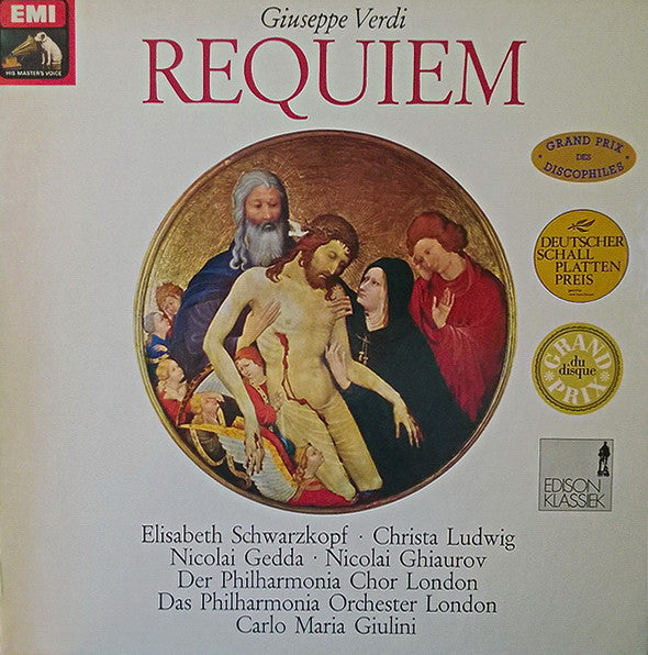 Giuseppe Verdi, Philharmonia Orchestra, Philharmonia Chorus, Carlo Maria Giulini - Requiem (LP Tweedehands) - Discords.nl