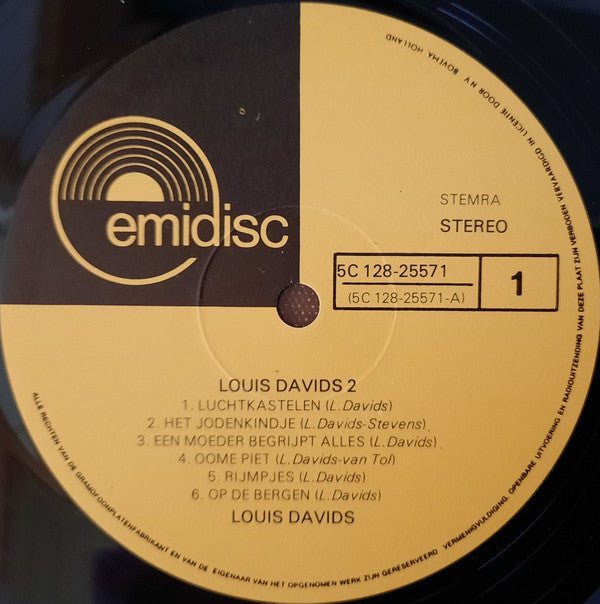 Louis Davids - De Grote Kleine Man 2 (LP Tweedehands) - Discords.nl