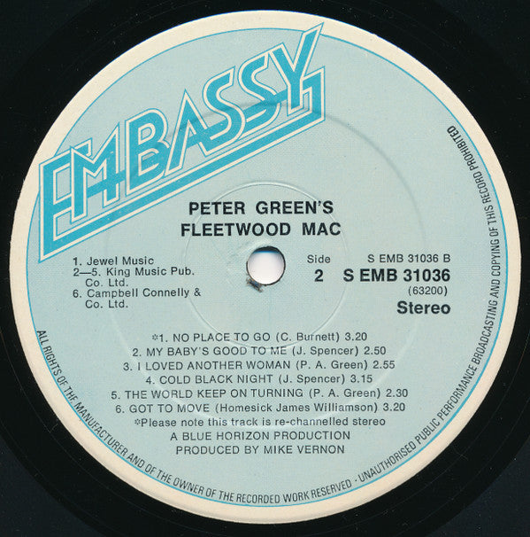 Fleetwood Mac - Peter Green's Fleetwood Mac (LP Tweedehands) - Discords.nl