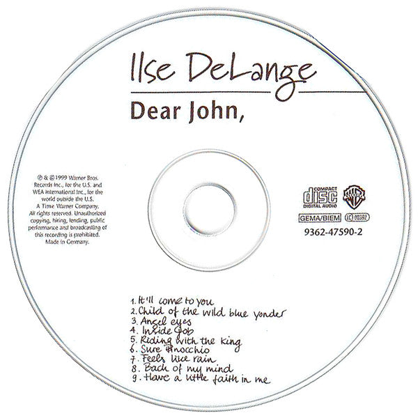 Ilse DeLange - Dear John, (CD Tweedehands) - Discords.nl