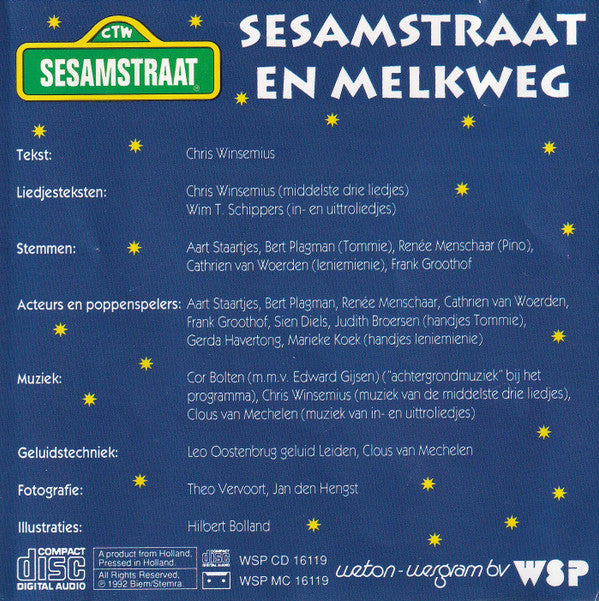 Sesamstraat - Sesamstraat En Melkweg (CD Tweedehands) - Discords.nl