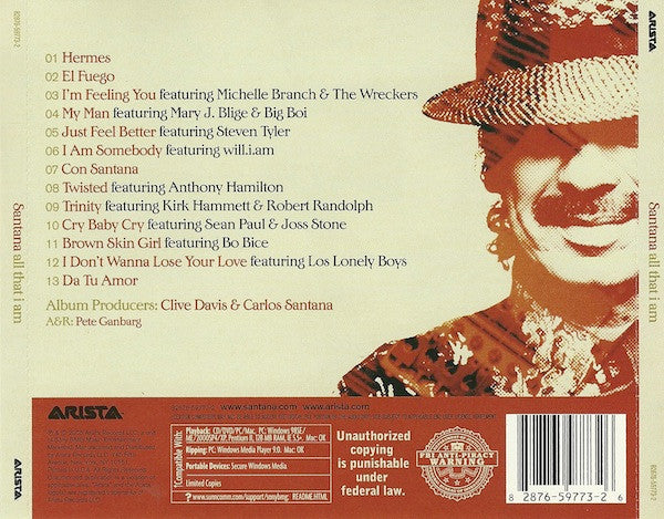 Santana - All That I Am (CD) - Discords.nl