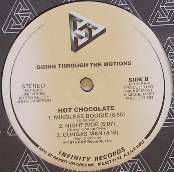 Hot Chocolate - Going Through The Motions (LP Tweedehands) - Discords.nl