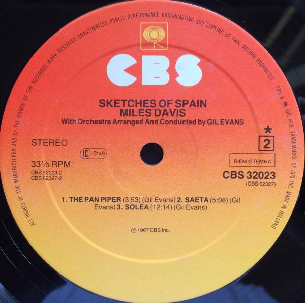 Miles Davis - Sketches Of Spain (LP Tweedehands) - Discords.nl