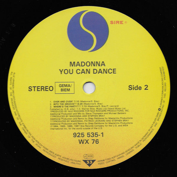 Madonna - You Can Dance (LP Tweedehands) - Discords.nl