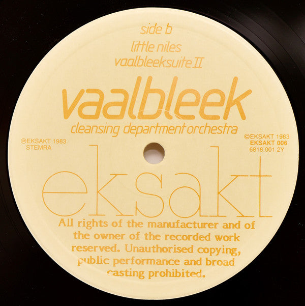 Vaalbleek Cleansing Department Orchestra - Doka Bonga (LP Tweedehands) - Discords.nl