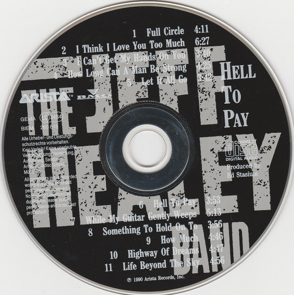 Jeff Healey Band, The - Hell To Pay (CD Tweedehands) - Discords.nl