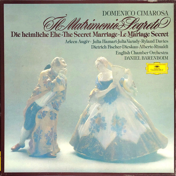 Domenico Cimarosa, Arleen Auger, Julia Hamari, Iulia Várady, Ryland Davies, Dietrich Fischer-Dieskau, Alberto Rinaldi, English Chamber Orchestra, Daniel Barenboim - Il Matrimonio Segreto (The Secret Marriage) (Box Tweedehands) - Discords.nl