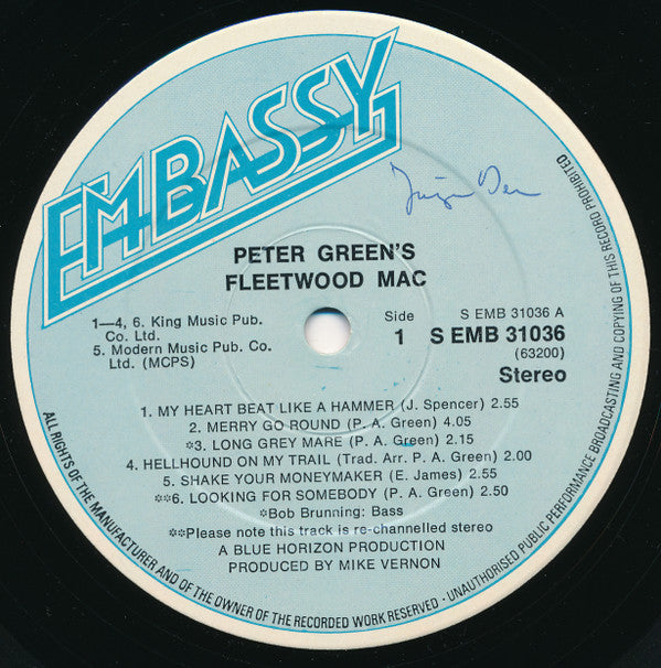 Fleetwood Mac - Peter Green's Fleetwood Mac (LP Tweedehands) - Discords.nl