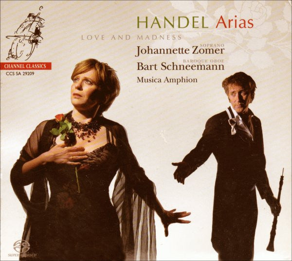 Georg Friedrich Händel - Johannette Zomer • Bart Schneemann • Musica Amphion - Arias (Love And Madness) (CD Tweedehands) - Discords.nl