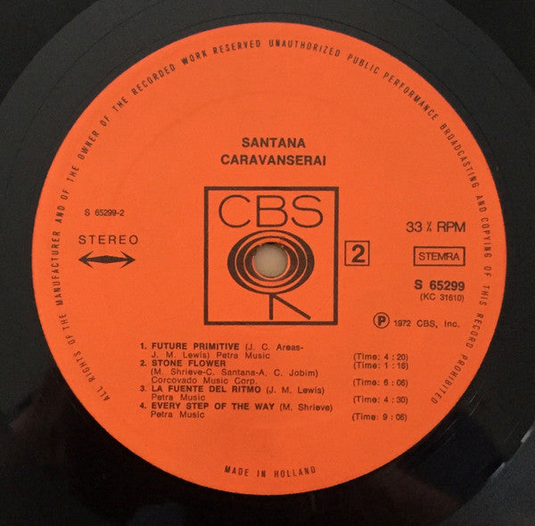 Santana - Caravanserai (LP Tweedehands) - Discords.nl