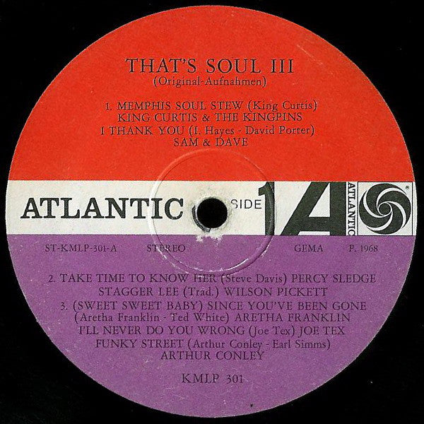 Various - That's Soul 3 (LP Tweedehands) - Discords.nl