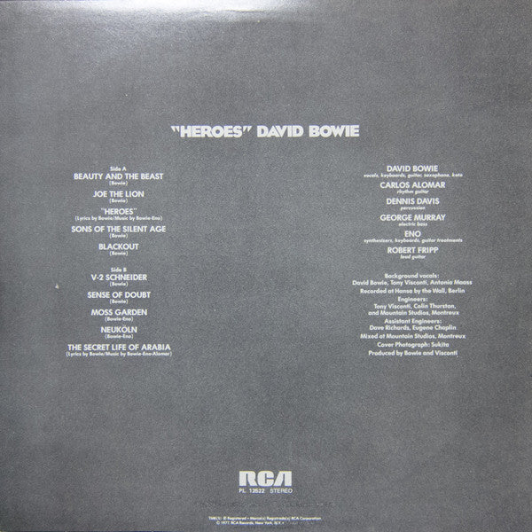 David Bowie - "Heroes" (LP Tweedehands) - Discords.nl