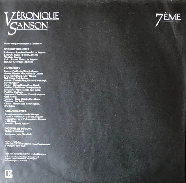 Véronique Sanson - 7ème (LP Tweedehands) - Discords.nl