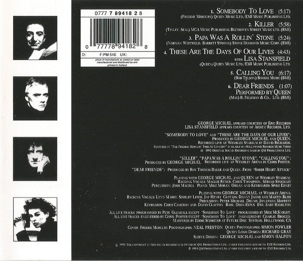 George Michael And Queen With Lisa Stansfield - Five Live (CD Tweedehands) - Discords.nl