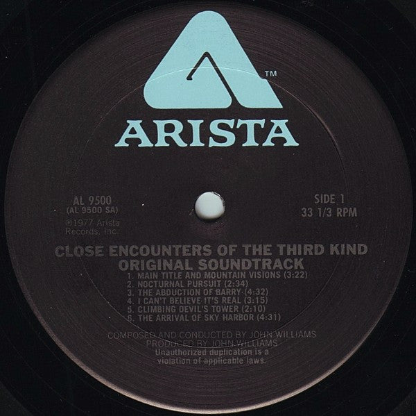 John Williams (4) - Close Encounters Of The Third Kind (Original Motion Picture Soundtrack) (LP Tweedehands) - Discords.nl