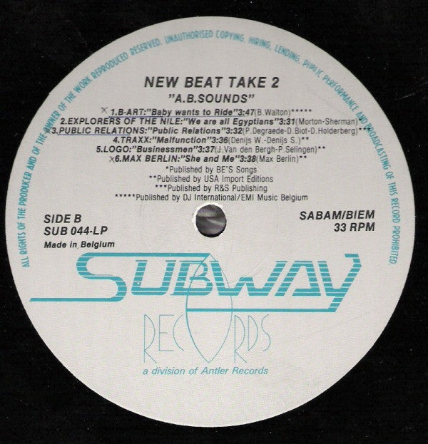 Various - New Beat - Take 2 (LP Tweedehands) - Discords.nl