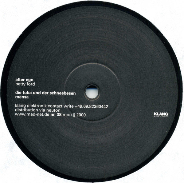 Alter Ego - Betty Ford (12" Tweedehands) - Discords.nl