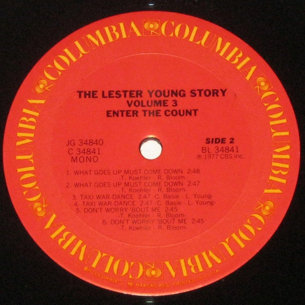 Lester Young - The Lester Young Story / Volume 3 Enter The Count (LP Tweedehands) - Discords.nl