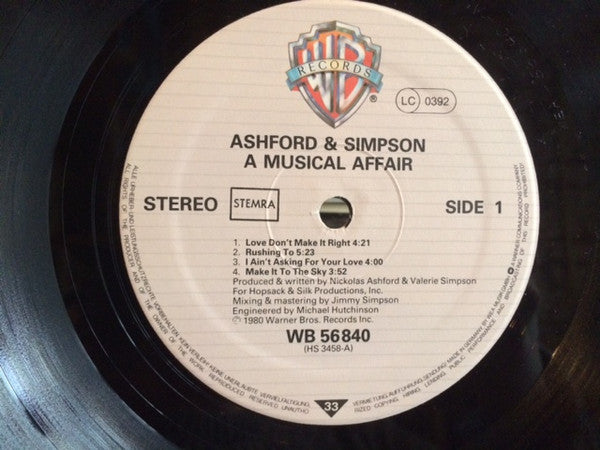 Ashford & Simpson - A Musical Affair (LP Tweedehands) - Discords.nl