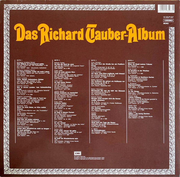 Richard Tauber - Ein Star Unter Sternen / Das Richard Tauber Album Folge 1 (LP Tweedehands) - Discords.nl