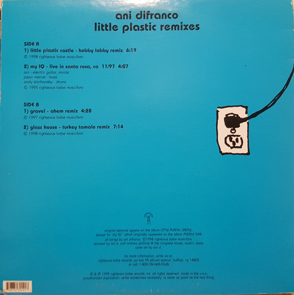 Ani DiFranco - Little Plastic Remixes (LP Tweedehands) - Discords.nl