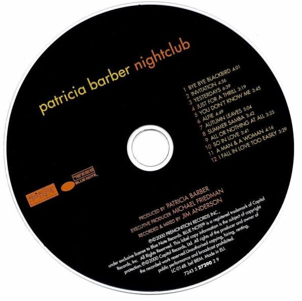 Patricia Barber - Nightclub  (CD Tweedehands) - Discords.nl
