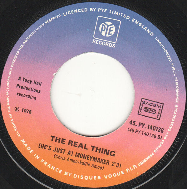 Real Thing, The - Can't Get By Without You (7-inch Tweedehands) - Discords.nl