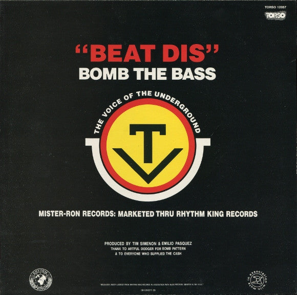 Bomb The Bass - Beat Dis (12" Tweedehands) - Discords.nl