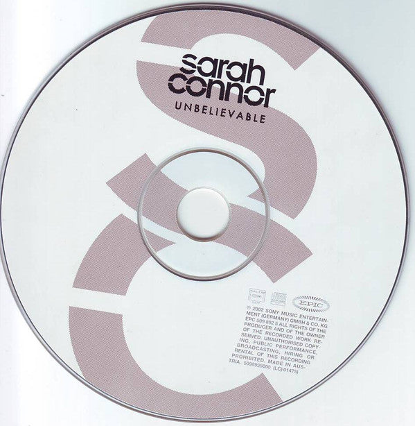 Sarah Connor - Unbelievable (CD Tweedehands) - Discords.nl