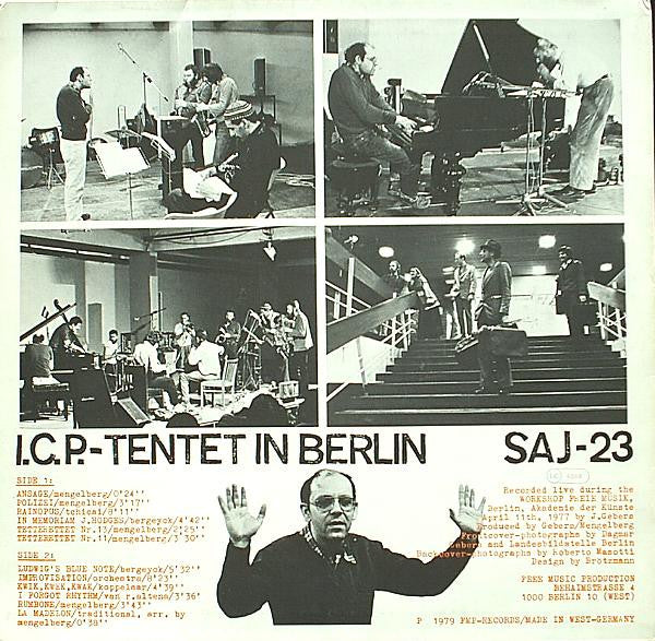 ICP Tentet - I.C.P.-Tentet In Berlin (LP Tweedehands) - Discords.nl