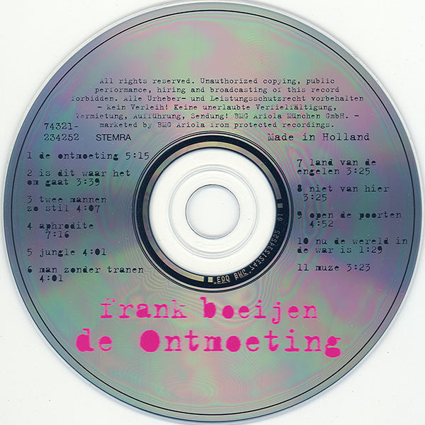 Frank Boeijen - De Ontmoeting (CD Tweedehands) - Discords.nl