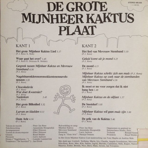 Meneer Kaktus - De Grote Mijnheer Kaktus Plaat (LP Tweedehands) - Discords.nl