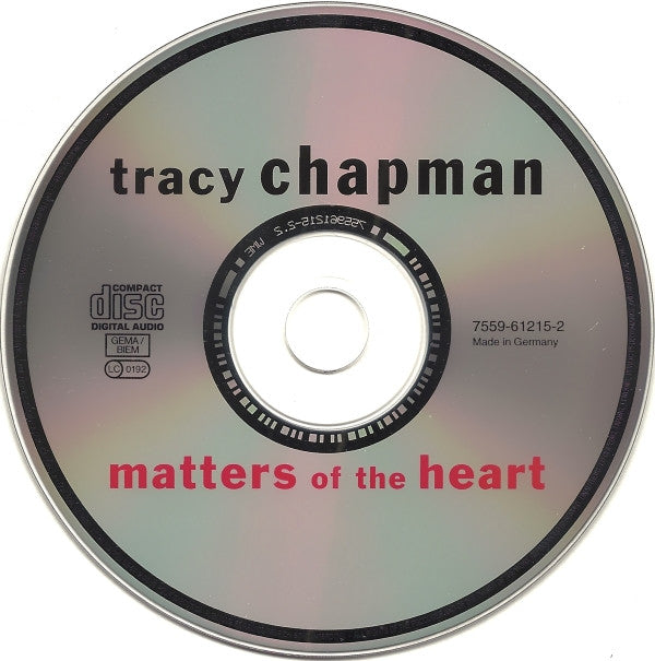 Tracy Chapman - Matters Of The Heart (CD Tweedehands) - Discords.nl