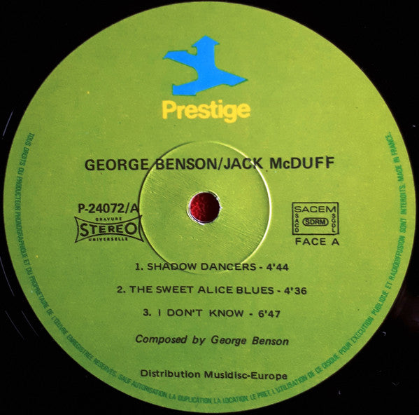 George Benson / Brother Jack McDuff - George Benson / Jack McDuff (LP Tweedehands) - Discords.nl