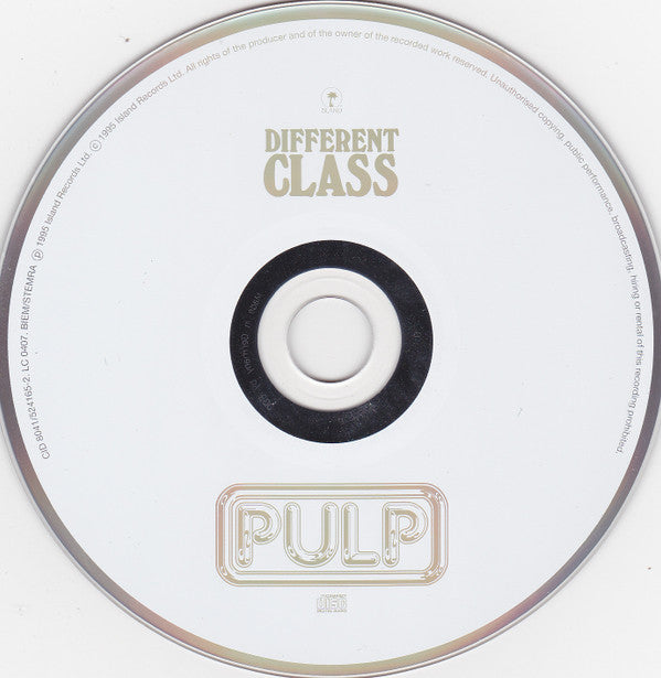 Pulp - Different Class (CD) - Discords.nl