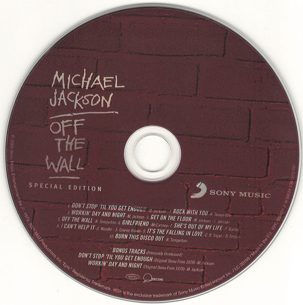 Michael Jackson - Off The Wall (CD) - Discords.nl