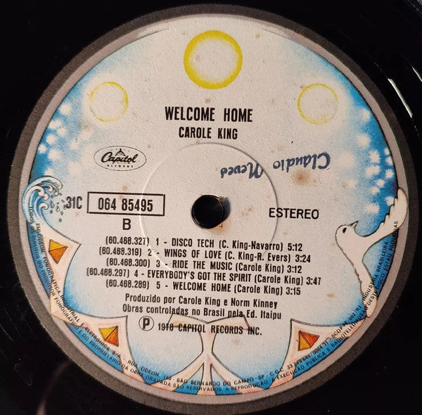 Carole King - Welcome Home (LP Tweedehands) - Discords.nl