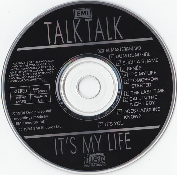 Talk Talk - It's My Life (CD) - Discords.nl