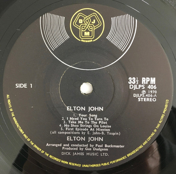 Elton John - Elton John (LP Tweedehands) - Discords.nl