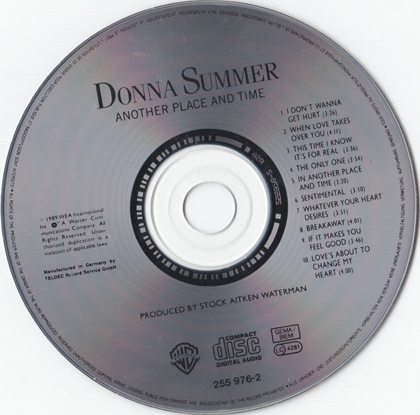 Donna Summer - Another Place And Time (CD Tweedehands) - Discords.nl