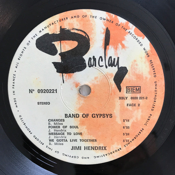 Jimi Hendrix - Band Of Gypsys (LP Tweedehands) - Discords.nl