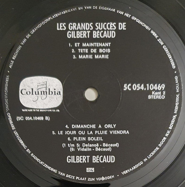 Gilbert Bécaud - Les Grands Succès De Gilbert Bécaud (LP Tweedehands) - Discords.nl