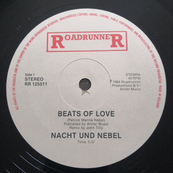 Nacht Und Nebel - Beats Of Love (12" Tweedehands) - Discords.nl